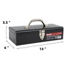 Pro-Lift Steel Tool Box – 14-inch Metal Toolbox Portable with