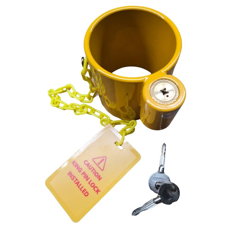 Heavy-Duty King Pin Lock Set for Trailers – 2 Same-Keyed