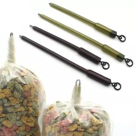 PVA Bag Stems for Carp Fishing Rigs Dissolvable PVA Sticks for Boilies & Pellets 70mm OR 85mm Pack of 10 Stems (70mm Brown)