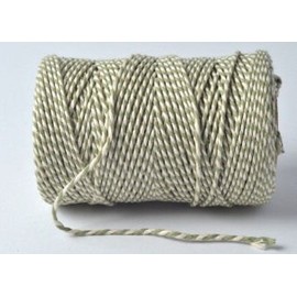 EVERLASTO "BEAUTIFUL" COTTON BAKERS TWINE - 30 COLOURS - 100M (SAGE GREEN, 100M)