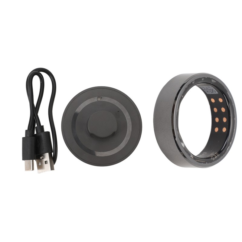 Smart Ring Step Counter Sleep Quality Monitoring Ring Wireless Charging