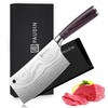 PAUDIN Cleaver Knife, Ultra Sharp Meat Cleaver 7 Inch, High