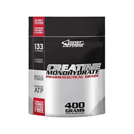 Inner Armour Creatina Monohidratada Micronizada en Polvo, Sin Sabor, Vegana, 400 g, 133 Porciones de 3 g