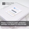 4.25 x 5.5 Rectangle Labels - Permanent, White Matte -