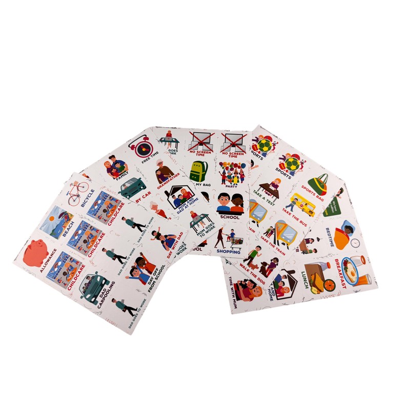 Smarfer - Magnetic Pictograms for Weekly Planner - 50 Pieces