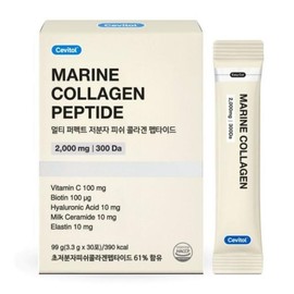 (NEW) Sebitol Multi Perfect Low Molecular Fish Collagen Peptide 3.3g x 30 sachets x 4 / (NEW) 세비톨 멀티 퍼펙트 저분자 피쉬 콜라겐 펩타이드 3.3g x 30포 x4개