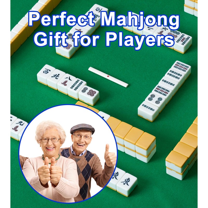 QANIUOS Mahjong Line Finder, 2 Pack Mahjong Rules Reader, Acrylic