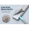 Washable Under-Bed Duster for Crevice Cleaning - Extendable Flexible Brush