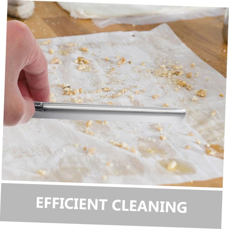 MAGICLULU Restaurant Crumb Sweeper Tool Piece Stainless Steel Bread Crumb