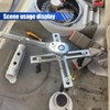 LAINLOY Fuel Pump Removal Tool, Universal Carbon Steel Fuel Tank