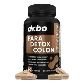 Dr. Bo Limpieza De Colon 60 Cápsulas Herbal Hecho En Usa