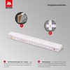 Metrie Perfect Wooden Folding Ruler/Rulers with Duplex Division 2 m