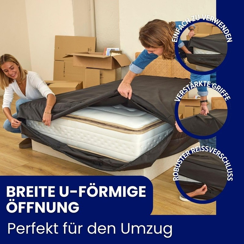 Dreamway Mattress Cover 90 x 200 cm for Laying and