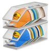 AOODA 2PCS Stackable Hat Storage for Baseball Caps, Clear Hat
