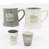 SHOT GLASS - Mrs.Always Right & Mr.Right MUGS - mr