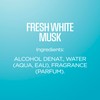 Body Fantasies Signature Fragrance Body Spray, Fresh White Musk, 8