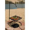 GameMaker Open Fire Swing Grill | Portable Camping Grill |