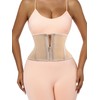 Atbuty Short Torso Waist Trainer for Women Latex Underbust Waist