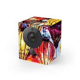 MightySkins Skin Compatible with Wyze Cam V2 - Hoi an Lanterns | Protective, Durable, and Unique Vinyl Decal wrap Cover | Easy to Apply, Remove, and Change Styles | Made in The USA
