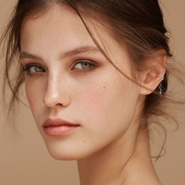 VENACOLY Snake Earrings 925 Sterling Silver Snake Earrings for Women Ear Cuffs Without Piercing Long Earrings Snake Jewellery Gifts for Women, Sterling Silver