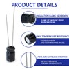 Innfeeltech Electrolytic Capacitors 33uF 25V Aluminium Radial Electrolytic Capacitors Pack