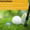 Golf Green Slope Reader with Golf Ball Marker Hat Clip,