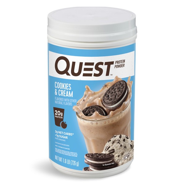 Quest Nutrition Quest Nutrition Cookies & Cream Protein Powder, 20g