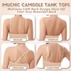 iMuchic Camisole Tank Tops for Girls, Stretch Undershirts Comfortable Camis