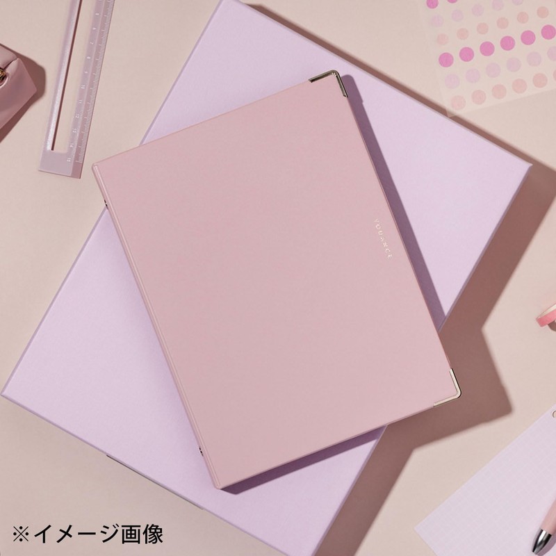Maruman Yuance B5 Binder with 26 Holes, Light Pink F119-38