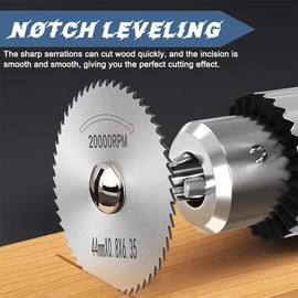 Set of 8 small circular saw steel blades, high speed steel blades for rotary tool, mini circular saw blade, for cutting wood, plastic and metal