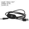 PATIKIL 2 PCS LED Touch Inline Dimmer Switch Us b