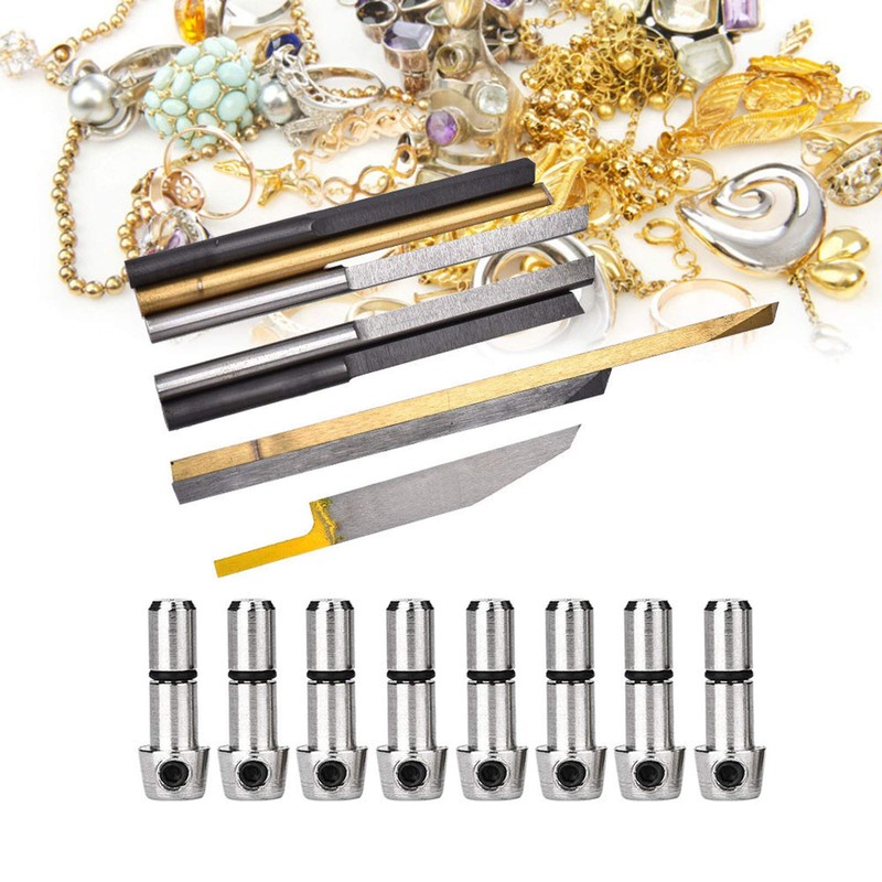 Jewelry Engraver Tools,Engraving Cutting Bits for Pneumatic Impact Engraving Machine