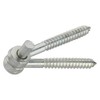 National Hardware N131-136 295 Screw Hook/Eye Hinges in Zinc Plated,