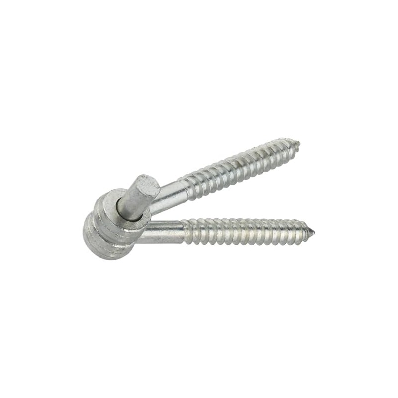 National Hardware N131-136 295 Screw Hook/Eye Hinges in Zinc Plated,