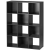 Segawe 12-Cube Storage Organizer Bookcase Home Office Display Bookshelf Shelves
