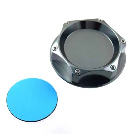 VMS Racing BDC Gunmetal Billet Oil Filler Cap Engine Super Charged Emblem For Honda Acura