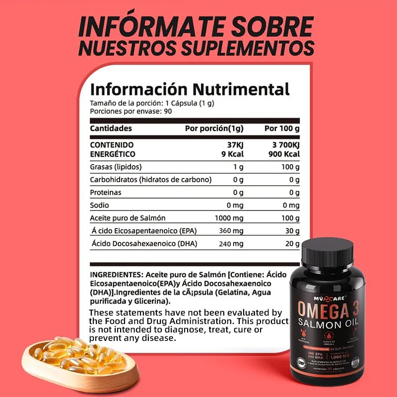 Natural Ultimate Omega Capsulas Nordic 1000mg Mvpcare Sabor