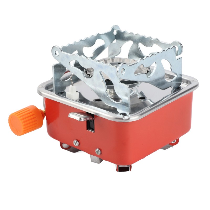 Outdoor Mini Stove Portable Foldable Gas Stove Camping Square Cassette