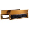 Draft Dodger 12"" Insulated Universal Telescopic Polished Gold Mail Slot