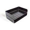 TRU RED Side Load Stackable Plastic Legal Tray, Blk