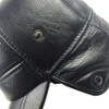 Sandy Ting Winter Leather Baseball Cap Earflap Fitted Hats Men