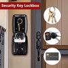 CROWNSHOP Key Cabinets Key Safe Wall Mounted Key Lock Box