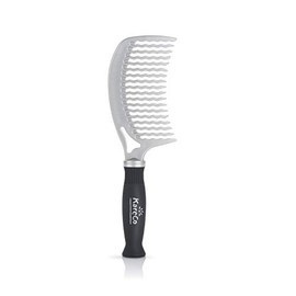KareCo Detangling Tangle Buster Comb, Silver