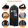 Suit Garment Clothes Travel Bag: 43 inch Lightweight Foldable Black
