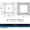 White Access Panel, Revision Door, Gas Water Electricity Service Inspection