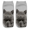 Donne Ragazze Cute Cat 6PC Stampa calze sportive calza calzatura
