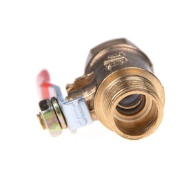 SENRISE Ball Valve Lever Flow Control Forged Brass Ball Valve Male x Female with Aluminum Lever Handle Size (12mm, 16mm, 20mm), 12mm