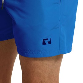 RIPT Men's Performance Essentials Quick Dry UV 50 Sun Protection Swim Shorts Trunks, Royal Blue, S