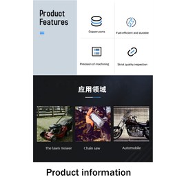 1 PCS for GX390 Carburetor GX340 188 190F 13HP Microtiller 16100 ZF6 V01 Carburetor Replacement Parts