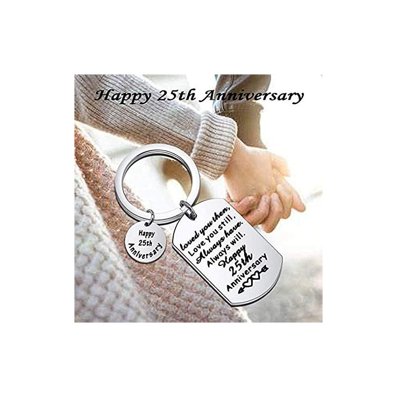 BAUNA Wedding 1st,5th,10th,25th,Anniversary Wife Gift Husband Gift (25th Anniversary)